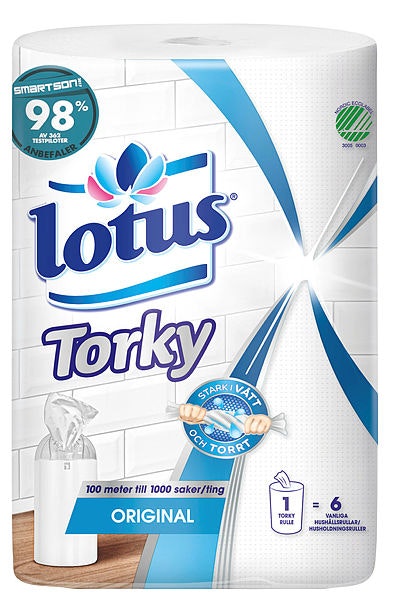 Bilde: © Lotus / Kolonial.no Lotus Lotus Tørkerull 1 stk