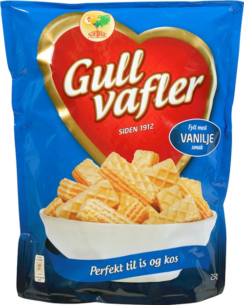 Bilde: © Sætre / Kolonial.no Sætre Gullvafler Vanilje 250 g