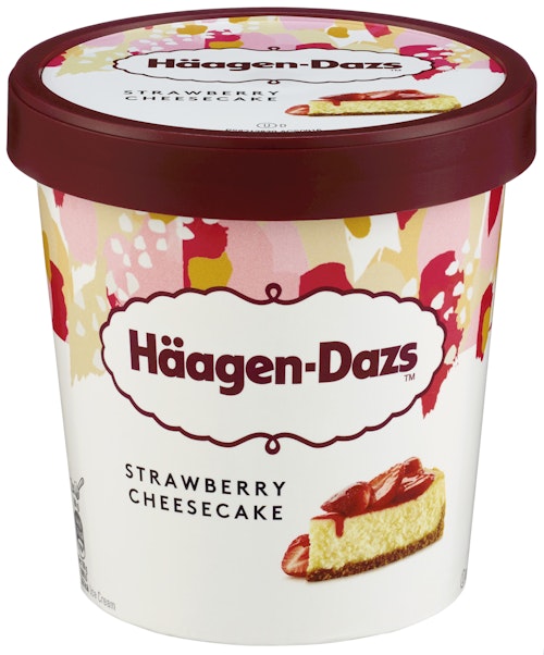 Bilde: © Häagen-Dazs / Oda Häagen-Dazs Strawberry Cheesecake