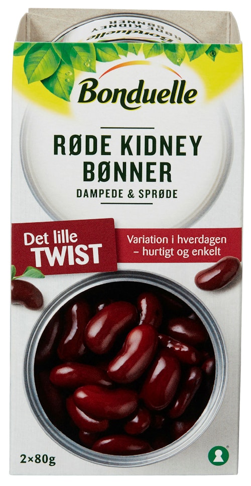 Bilde: © Bonduelle / Kolonial.no Bonduelle Kidneybønner Mini 2 x 80g, 160 g