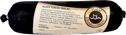 Bilde: © Åkeberg & Skoglunn / Kolonial.no Åkeberg & Skoglunn Kjøttdeig Fryst, Halal, 500 g
