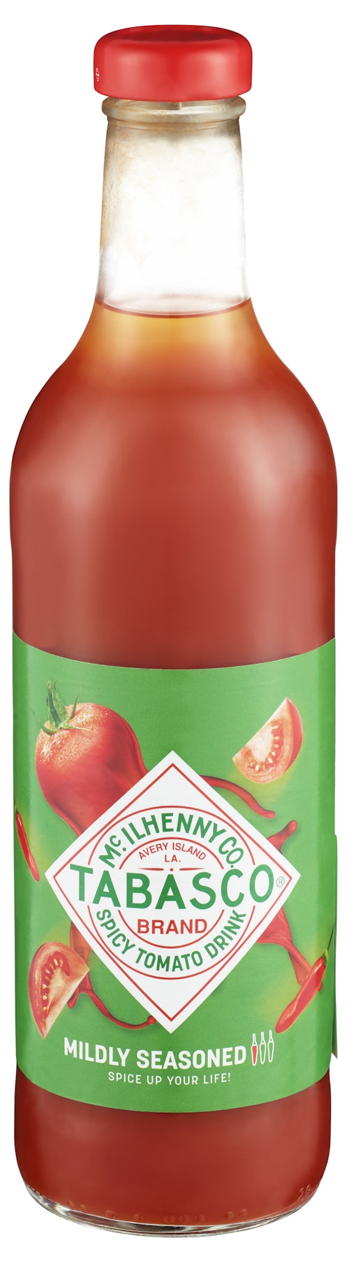 Bilde: © Tabasco / Oda Tabasco Krydret Tomatjuice 0,75 l
