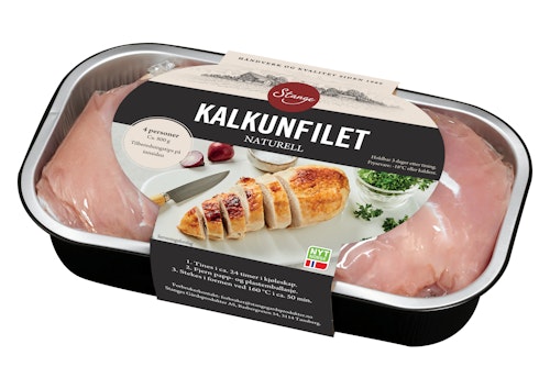 Bilde: © Stanges Gårdsprodukter / Oda Stanges Gårdsprodukter Kalkunbryst i Form ca. 800 g