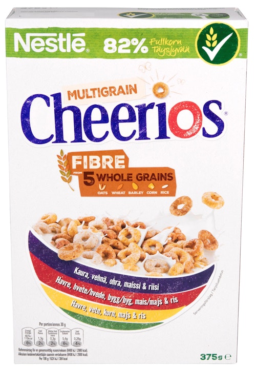 Bilde: © Nestlé / Kolonial.no Nestlé Cheerios Multi Frokostblanding 375 g