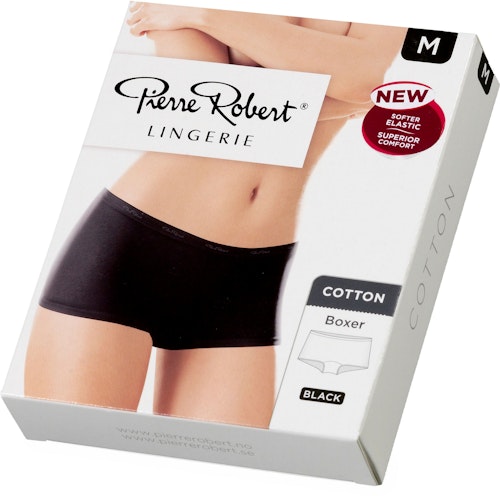 Bilde: © Pierre Robert / Oda Pierre Robert Cotton Boxer Black, str. M, 1 stk