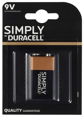 Bilde: © Duracell / Oda Duracell Batteri 9V Plus Power 1 stk