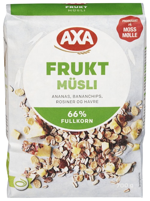 Bilde: © AXA / Oda AXA Frukt Musli