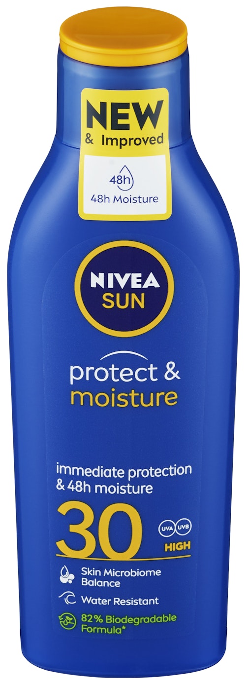 Bilde: © Nivea / Oda Nivea Sun Protect & Moisture SPF 30, 200 ml
