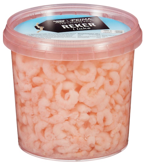 Bilde: © Prima / Kolonial.no Prima Små Reker I Lake 400 g