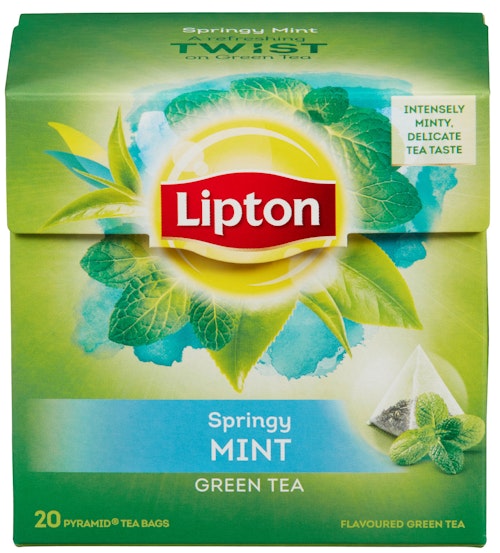 Bilde: © Lipton / Oda Lipton Green Tea Intense Mint 20 poser, 20 stk