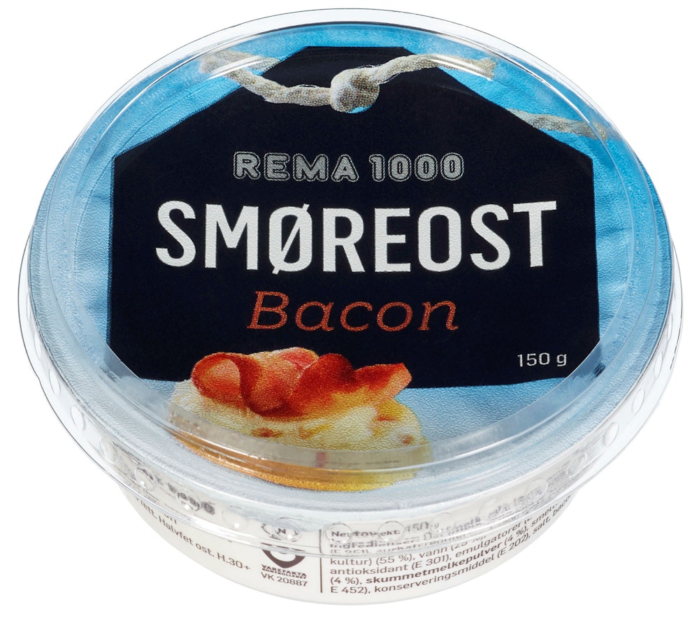 REMA 1000 Smøreost Bacon