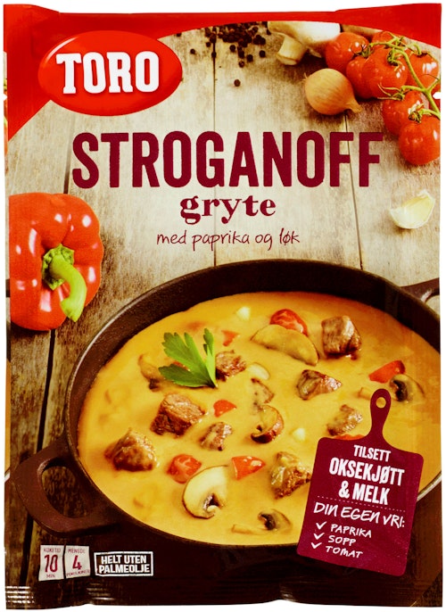 Bilde: © Toro / Kolonial.no Toro Stroganoff Gryte 104 g