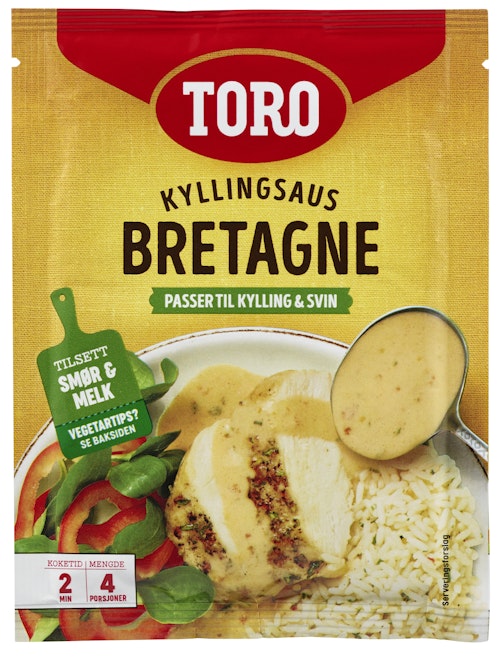 Bilde: © Toro / Kolonial.no Toro Bretagne kyllingsaus 27 g