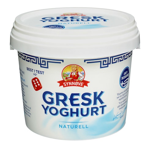 Bilde: © Synnøve / Kolonial.no Synnøve Gresk Yoghurt Naturell 750 g