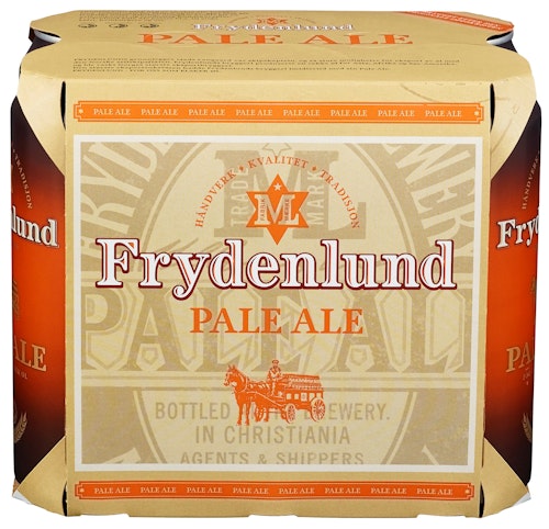 Bilde: © Frydenlund / Kolonial.no Frydenlund Frydenlund Pale Ale 6 x 0,5l, 3 l