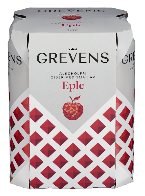 Bilde: © Grevens / Oda Grevens Grevens Eplecider Alkoholfri 4 x 0,5l