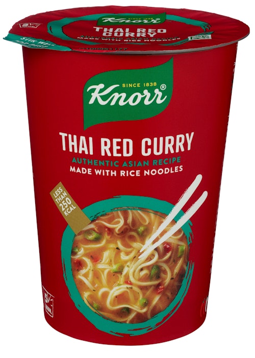 Bilde: © Knorr / Kolonial.no Knorr Thai Red Curry Nudler 69 g