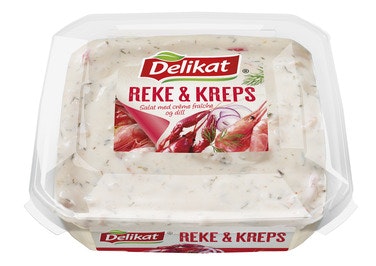 Bilde: © Delikat / Oda Delikat Reke & Krepse Salat 180 g