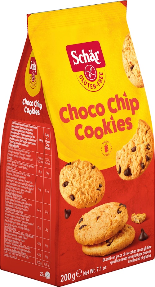 Bilde: © Schär / Oda Schär Choco Chip Cookie Glutenfri, 200 g