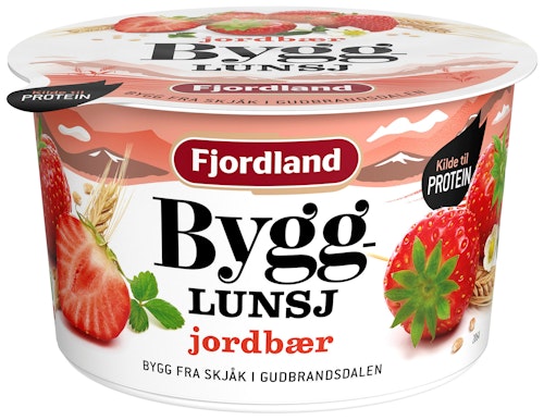 Bilde: © Fjordland / Oda Fjordland Byggrynslunsj med Jordbær
