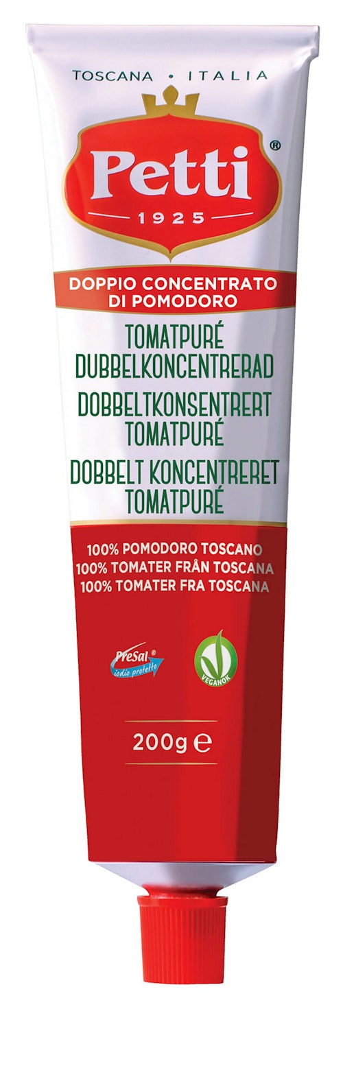 Bilde: © Petti / Kolonial.no Petti Tomatpure Tube, 200 g