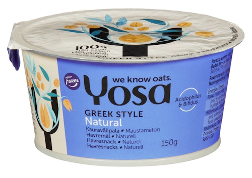Bilde: © Yosa / Kolonial.no Yosa Havresnacks Greek Style Naturell 150 g