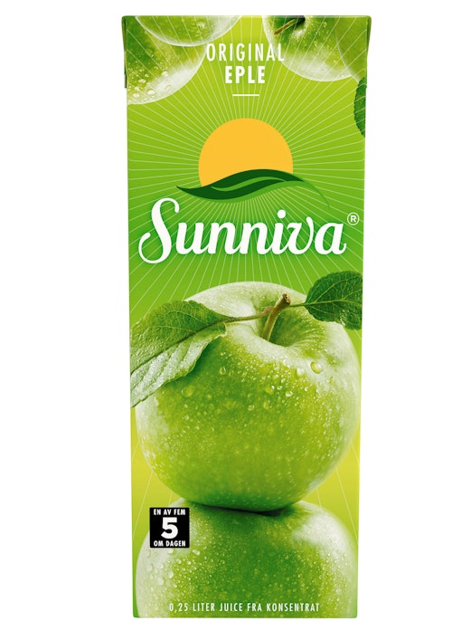 Bilde: © Sunniva / Kolonial.no Sunniva Sunniva Original Eplejuice 250 ml
