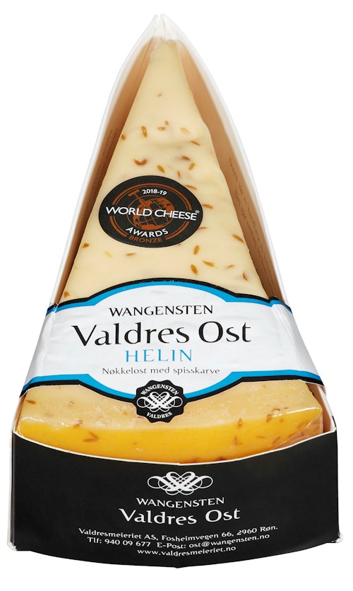 Bilde: © Valdres Ost / Kolonial.no Valdres Ost Helin Nøkkelost 350 g
