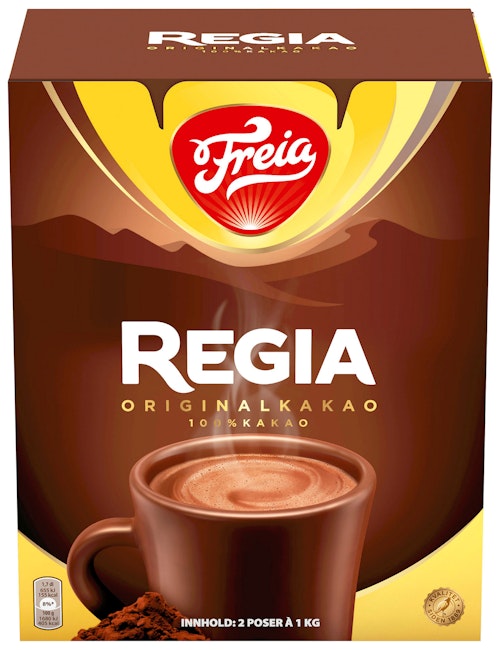 Bilde: © Freia / Kolonial.no Freia Regia Kakao 2 x 1kg 2 kg