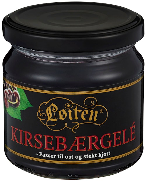 Bilde: © Løiten / Kolonial.no Løiten Kirsebærgele 200 g
