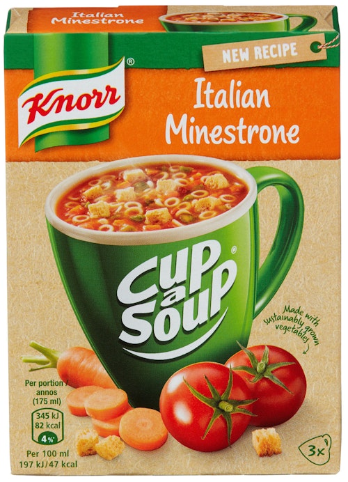 Bilde: © Knorr / Oda Knorr Minestronesuppe Cup a Soup, 3 stk