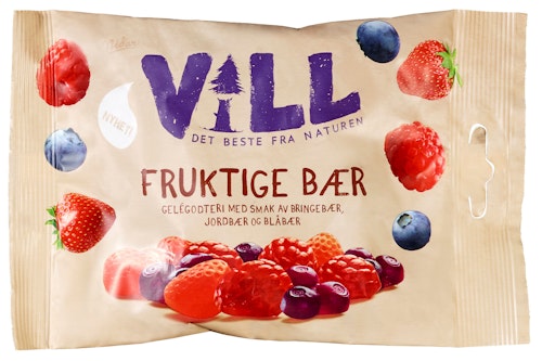 Bilde: © Vill / Kolonial.no Vill Nidar Vill Fruktige Bær 120 g