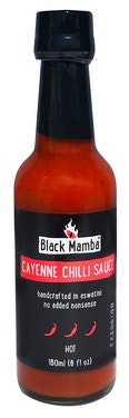 Black Mamba Cayenne chilli sauce hot