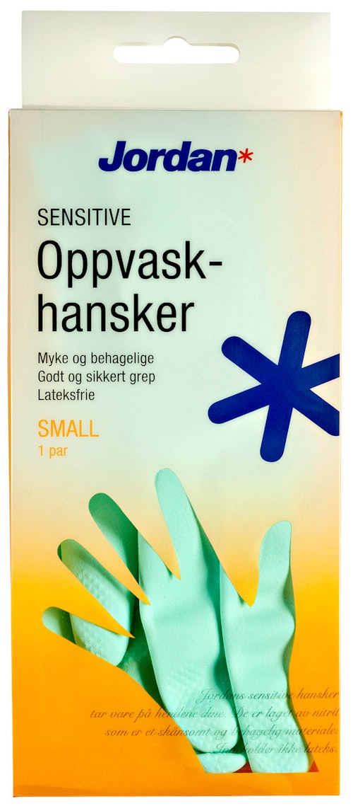 Bilde: © Jordan / Oda Jordan Oppvaskhansker Sensitive Small, 1 par, 1 stk