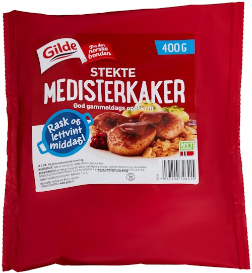 Bilde: © Gilde / Kolonial.no Gilde Medisterkaker 400 g