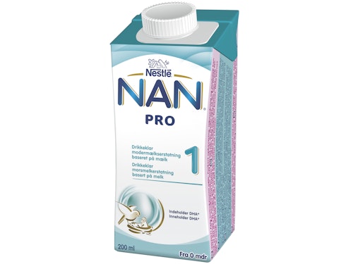 Nestlé NAN Pro 1 Fra Fødsel Drikkeklar, 200 ml