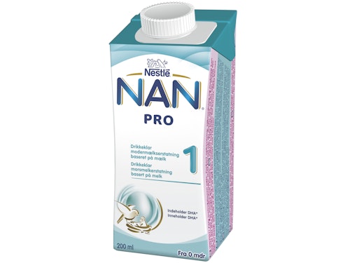 Bilde: © Nestlé / Oda Nestlé NAN Pro 1 Fra Fødsel Drikkeklar