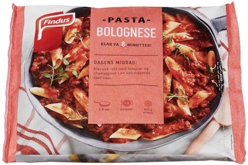 Bilde: © Findus / Oda Findus Pasta Bolognese 600 g