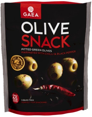 Bilde: © Gaea / Oda Gaea Snackoliven Chilli & Black Pepper 65 g