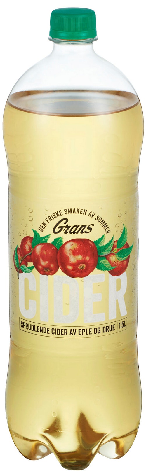 Bilde: © Grans Bryggeri / Kolonial.no Grans Bryggeri Cider Eple & Drue 1,5 l