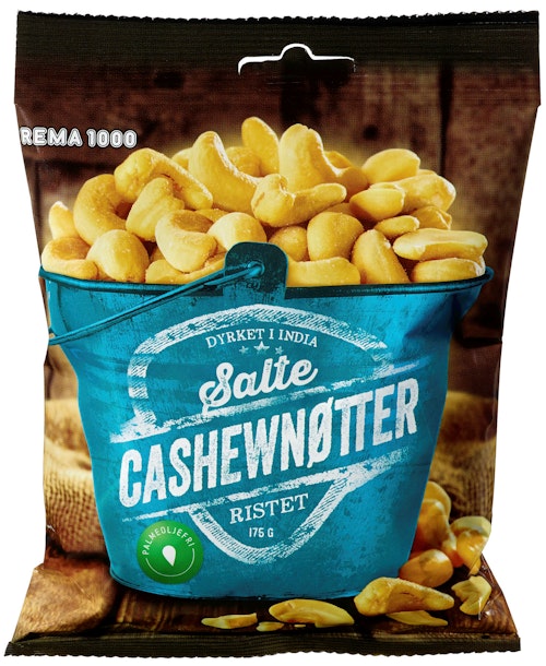 Bilde: © REMA 1000 / Kolonial.no REMA 1000 Cashewnøtter 175 g