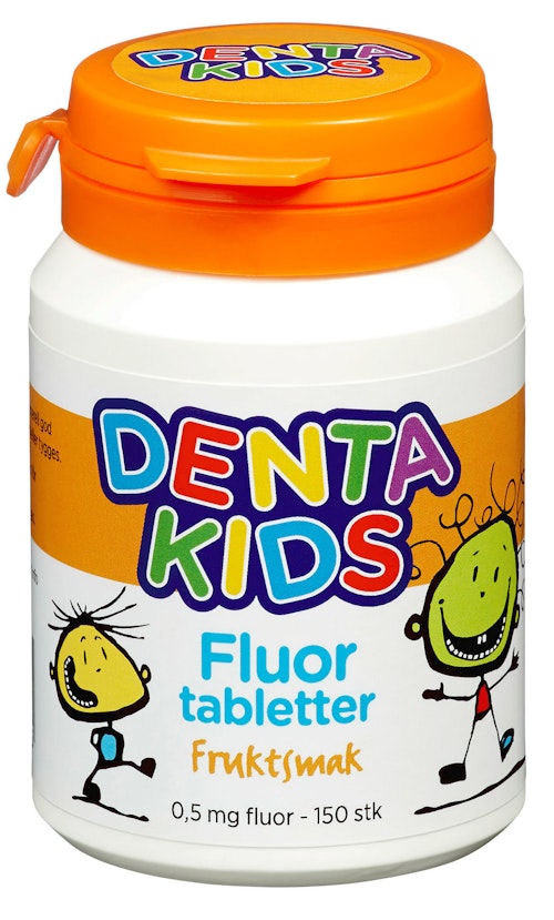 Denta Kids Fluortablett Mix Assorterte smaker