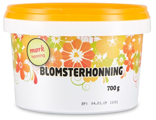 Bilde: © Honningcentralen / Kolonial.no Honningcentralen Blomsterhonning Mørk 700 g