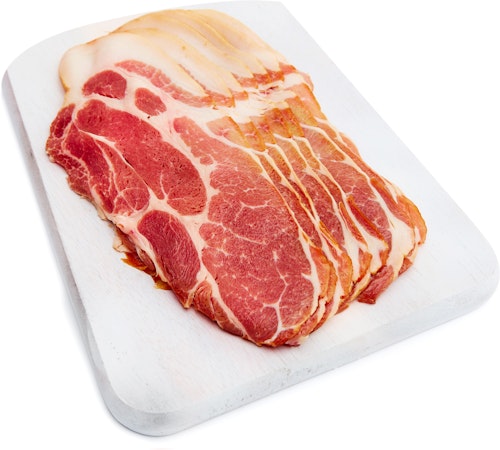 Nakkebacon av Fjellgris Skivet, 250 g