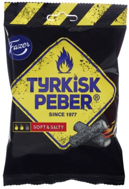 Bilde: © Fazer / Oda Fazer Tyrkisk Peber Soft & Salty 120 g