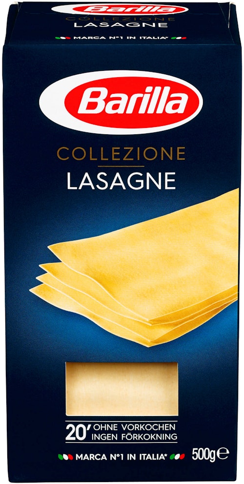 Bilde: © Barilla / Oda Barilla Lasagneplater 500g, 20 stk