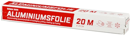 Aluminiumsfolie 29cm, 20 m