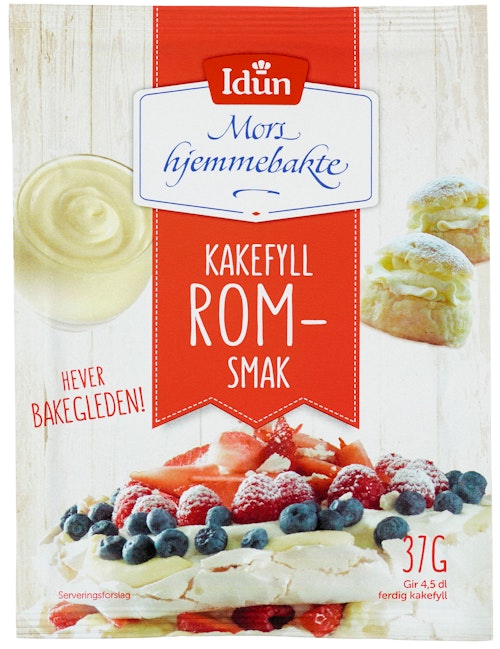 Bilde: © Idun / Oda Idun Kakefyll med Romsmak 37 g