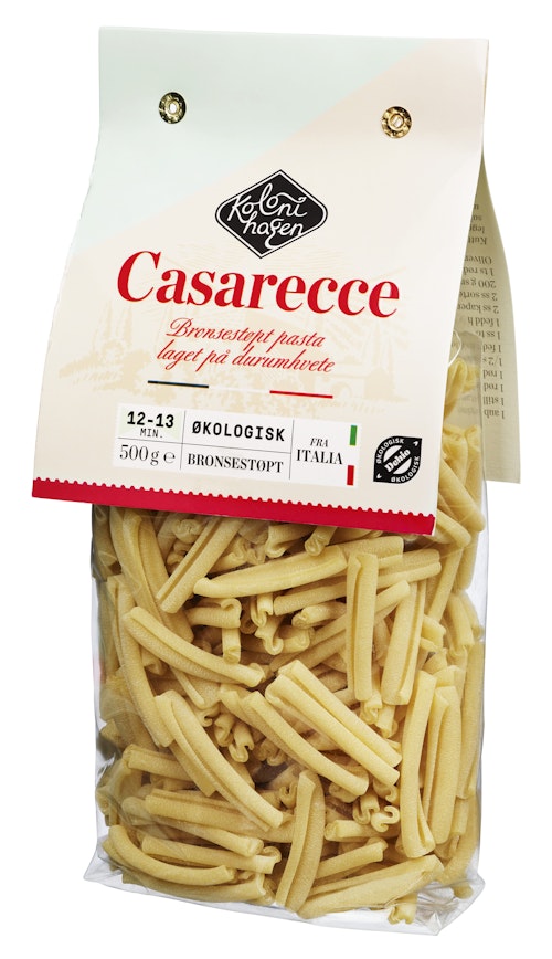 Bilde: © Kolonihagen / Oda Kolonihagen Casarecce Pasta Økologisk