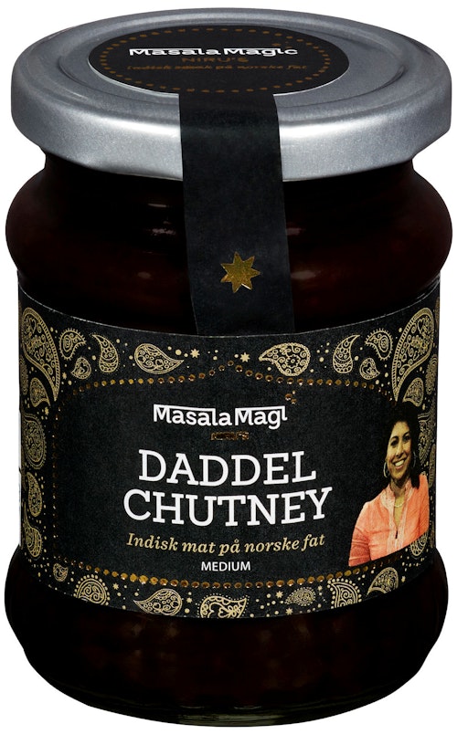 Bilde: © MasalaMagic / Kolonial.no MasalaMagic Nirus Daddel Chutney 250 g